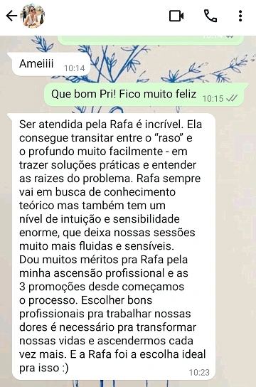 Depoimento Priscila